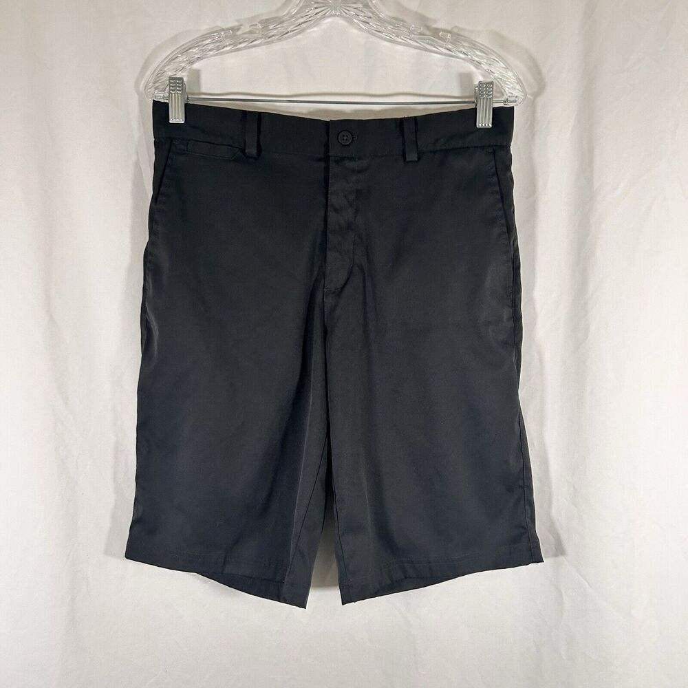 Nike Golf Short Men's 30 Solid Black Tour Performance Dri Fit Chino 11" Inseam